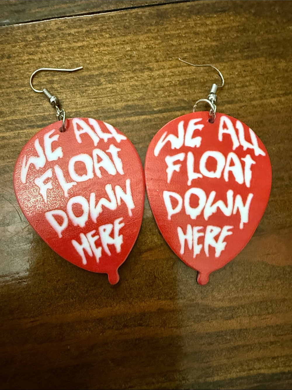 We all float down here earrings - Picture 2 of 2